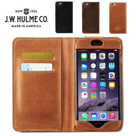 J.W.HULME(ジェイダブルホルム) アメリカ製 レザー iPhone6 Plusケース　手帳型 本革iPhone6+カバー 618