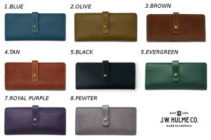 J.W.HULMEアメリカ製レザーウォレット長財布LINWOODLARGEWALLET