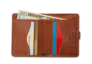 J.W.HULMEアメリカ製レザーウォレット二つ折り財布LINWOODSMALLWALLET