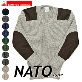 ケンプトン コンバットセーターNATO軍タイプ コマンドセーター[MADE IN ENGLAND] イギリス製ミリタリーセーター アウトドア セーター[700/752シリーズ]100% ウール セーター