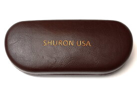 SHURON [ブラウン] メガネフレーム/サングラス用 純正ハードケース