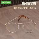 SHURON RONSTRONGシュロン　ロンストロング.サイズの選べるボストン型メタルフレームメガネ