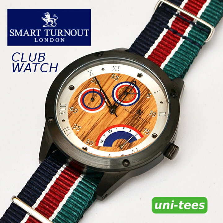 腕時計 SMART TURNOUT CLUB WATCH スマートターンアウト木目調 腕時計