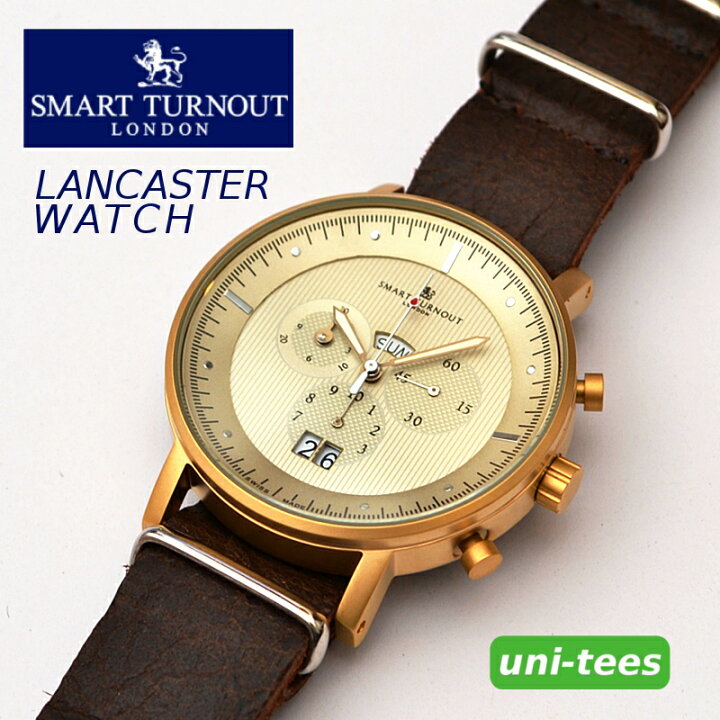 楽天市場】クロノグラフ機能付き SMART TURNOUT LANCASTER WATCH 
