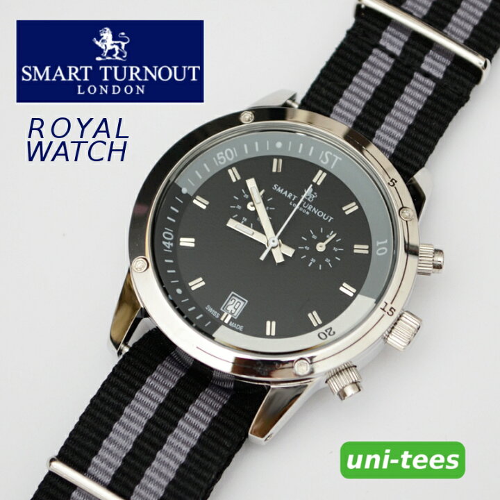楽天市場】クロノグラフ SMART TURNOUT ROYAL WATCH スマートターン 