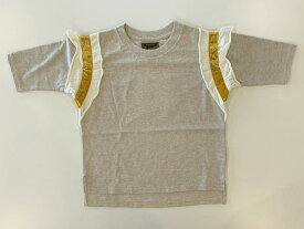 ★SALEセール★50%OFF◆ゴートゥーハリウッドGo to Hollywood GTH 2021aw 1218406◆テンジク ソデフリフリ TEE（ホワイト）【110 120】 長袖 トップス Tシャツ 子供服 キッズ