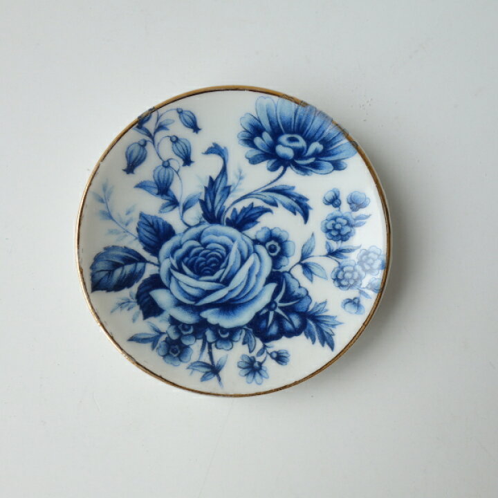 楽天市場】わけあり 藍花 5.7cm アンティーク ミニ 絵皿 4枚 セット 皿 