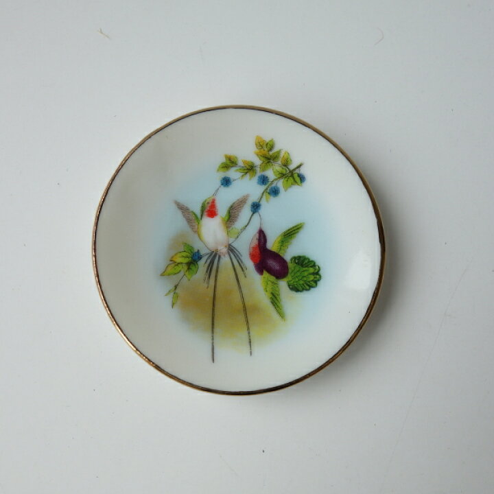 楽天市場】わけあり 四季鳥花 5.5cm アンティーク ミニ 絵皿 6枚 
