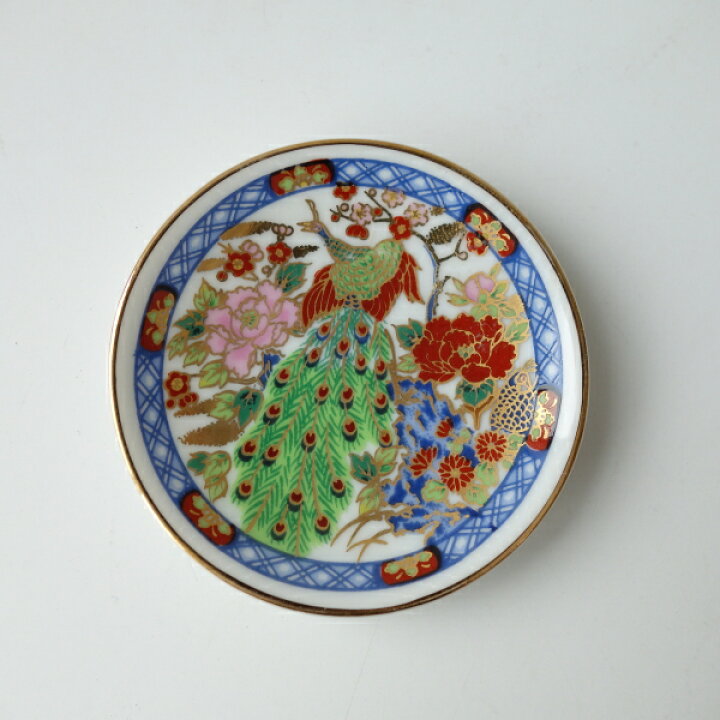 楽天市場】わけあり 屏風絵 5.7cm アンティーク ミニ 絵皿 4枚 セット 