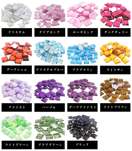 アクリル製ストーン 正方形 スクエア型 【ネイルにデコに大活躍♪】 ☆クリックポストOK☆