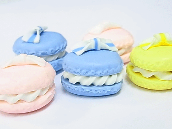 楽天市場】リボン付きマカロン 1個 約25mm ☆クリックポストOK