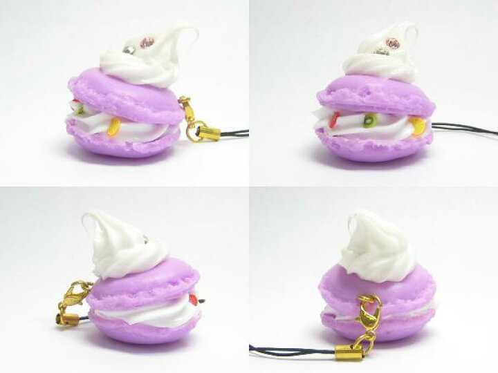楽天市場 ホイップマカロンストラップ 1個 34mm クリックポストok Puchikoko プチココ 楽天市場 ホイップマカロンストラップ 1個 34mm クリックポストok Puchikoko プチココ