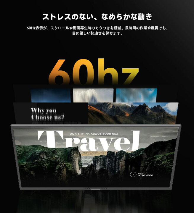 楽天市場】【4K】モバイルモニター 4K 15.6インチ スタンド付 UHD 非 