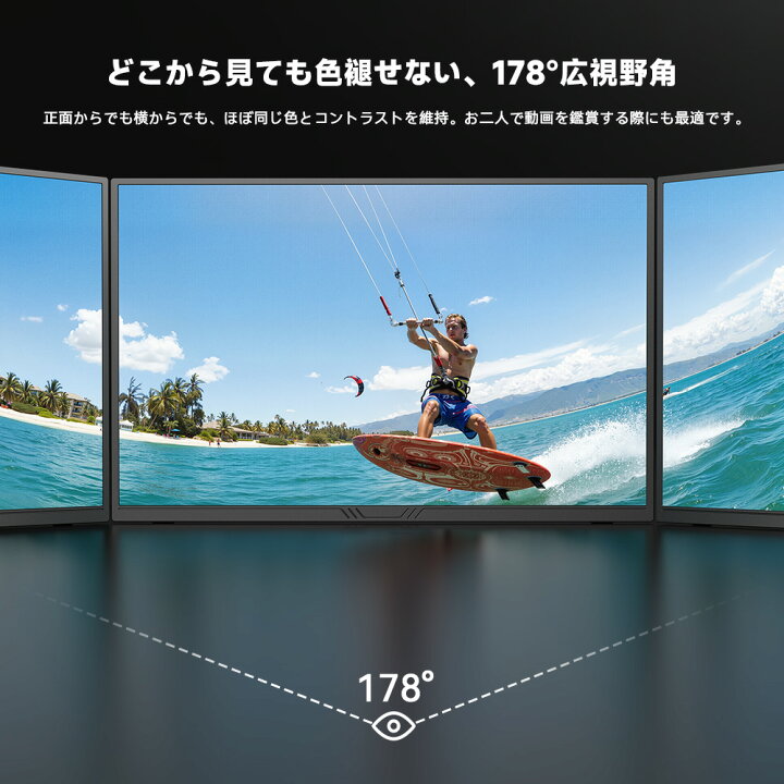 楽天市場】【4K】モバイルモニター 4K 15.6インチ スタンド付 UHD 非 