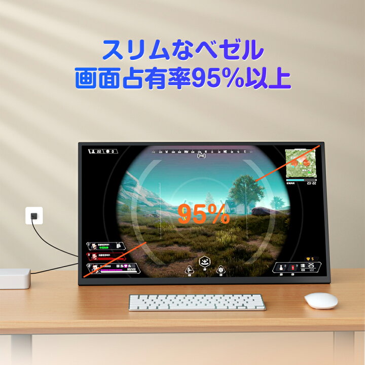 楽天市場】【2K 22型 ポータブル式モニター】モバイルモニター 22 