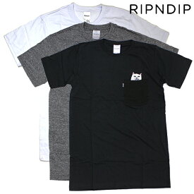 RIPNDIP (リップンディップ) Lord Nermal Pocket Tee ネコT