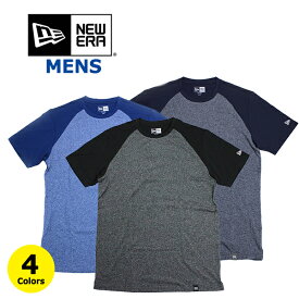 ニューエラ NEW ERA Tシャツ ベースボール ラグラン メンズ (ブラック/ネイビー/グレー/ブルー/無地/半袖/メール便/）