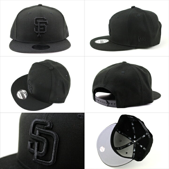 new era all black hat