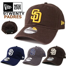 ニューエラ NEW ERA キャップ パドレス 9TWENTY (ブラウン/ネイビー/グレー/MLB/サンディエゴ/SAN DIEGO/PADRES/メンズ/レディース/ユニセックス/ゴルフ/メジャーリーグ/帽子/茶/紺/ベースボールキャップ/ローキャップ/ダッドハット/野球）