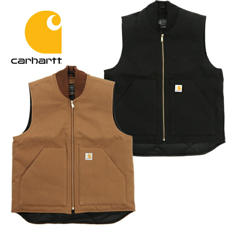 楽天市場】カーハート ベスト ジップ CARHARTT Duck Vest (ブラック 