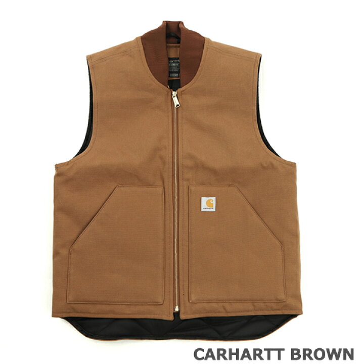 楽天市場】カーハート ベスト ジップ CARHARTT Relaxed Fit Firm Duck 