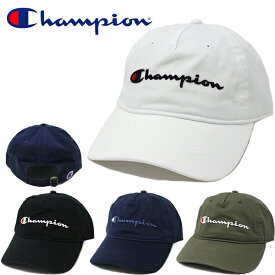 チャンピオン キャップ ダッドハット Champion AMERITAGE DAD ADJUSTABLE CAP (ブラック/ネイビー/グレー/ホワイト/グリーン/メンズ/レディース/ゴルフ/テニス/ランニング/帽子/フリーサイズ/ストラップバックキャップ）