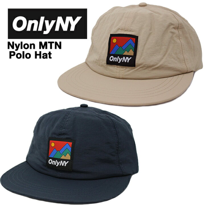 楽天市場】ONLY NY オンリーニューヨーク キャップ Nylon MTN Polo Hat  