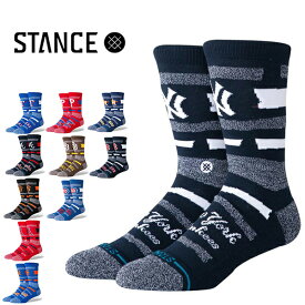 STANCE スタンス ソックス SQUEEZE MLB スクイーズ 靴下 (ドジャース/パドレス/ジャイアンツ/カブス/フィリーズ/ブレーブス/メッツ/レンジャーズ/ヤンキース/レッドソックス/エンゼルス/アストロズ/メジャーリーグ/ホワイトソックス/綿/メンズ/レディース/ユニセックス）