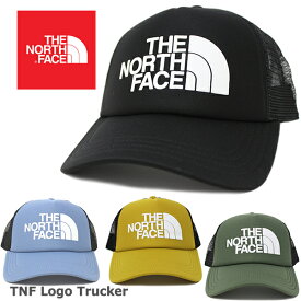 ノースフェイス メッシュキャップ THE NORTH FACE TNF Logo Trucker キャップ (ブラック/ブルー/イエロー/ネイビー/トラッカー/アウトドア/キャンプ/ランニング/ゴルフ/テニス/メンズ/レディース/アウトドア/ウォーキング/帽子）
