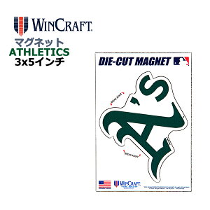 WINCRAFT EBNtg I[Nh AX`bNX }Olbg Oakland Athletics Outdoor Magnets 3x5C` (AX`bNXObY/CZX/MLB/W[[O/J[pi/J[ANZT[/t