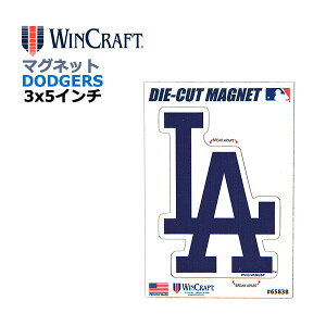 WINCRAFT EBNtg T[X hW[X }Olbg Los Angeles Dodgers Outdoor Magnets 3x5C` (hW[XObY/CZX/MLB/W[[O/J[pi/J[ANZT[/t@O