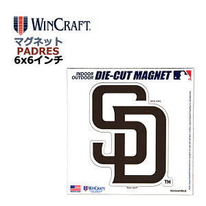 WINCRAFT EBNtg TfBGS phX }OlbgSan Diego Padres Outdoor Magnets 6x6C` (phXObY/CZX/MLB/W[[O/J[pi/J[ANZT[/t@ObY/t
