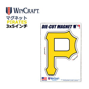 WINCRAFT EBNtg sbco[O pC[c }Olbg Pittsburgh Pirates Outdoor Magnets 3x5C` (pC[cObY/CZX/MLB/W[[O/J[pi/J[ANZT[/t@O