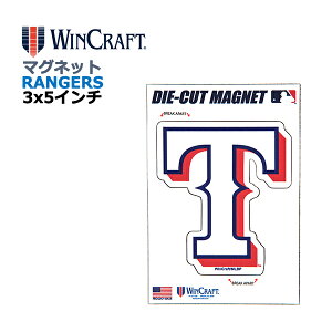 WINCRAFT EBNtg eLTX W[Y }Olbg Texas Rangers Outdoor Magnets 3x5C` (W[YObY/CZX/MLB/W[[O/J[pi/J[ANZT[/t@ObY/
