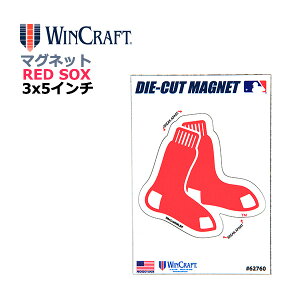WINCRAFT EBNtg {Xg bh\bNX }Olbg Boston Red Sox Outdoor Magnets 3x5C` (bh\bNXObY/CZX/MLB/W[[O/J[pi/J[ANZT[/t@O