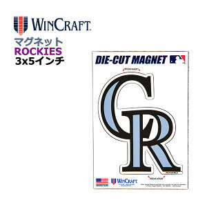 WINCRAFT EBNtg Rh bL[Y }Olbg Colorado Rockies Outdoor Magnets 3x5C` (bL[YObY/CZX/MLB/W[[O/J[pi/J[ANZT[/t@ObY/t