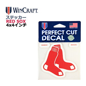 WINCRAFT EBNtg {Xg bh\bNX XebJ[ Boston Red Sox Socks PerfectCut Color Decal 4x4C` fJ[ (bh\bNXObY/CZX/MLB/W[[O/J[pi/J[A