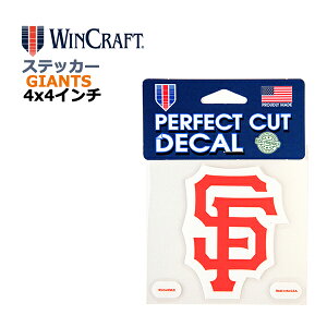WINCRAFT EBNtg TtVXR WCAc XebJ[ San Francisco Giants Perfect Cut Color Decal 4x4C` fJ[ (WCAcObY/CZX/MLB/W[[O/J[pi/J