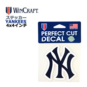 WINCRAFT EBNtg j[[N L[X XebJ[ New York Yankees Perfect Cut Color Decal NY NAVY 4x4C` fJ[ (L[XObY/CZX/MLB/W[[O/J[pi/J[AN