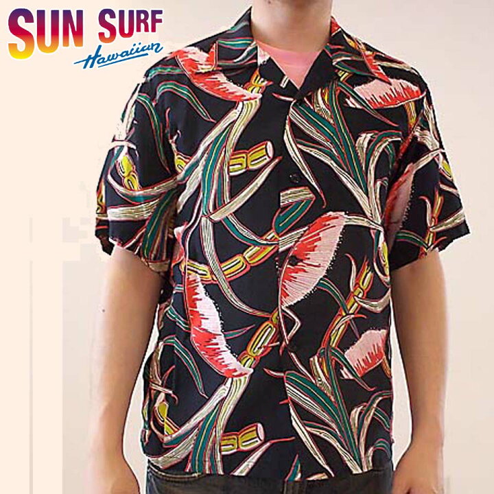 楽天市場】SUGAR CANE,シュガーケーン,SS36836,SUN SURF,アロハシャツ 