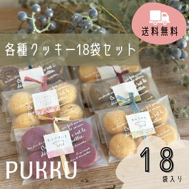 クッキー 詰め合わせ 各種クッキー18袋 焼き菓子 お歳暮 洋菓子 プチギフト プレゼント ガレットブルトンヌ 内祝い お返し お祝い 出産祝い 結婚祝い ギフト 菓子折り 手土産 お土産 おかし プック PUKKU 個包装 Christmas クリスマス お取り寄せ かわいい スイーツ