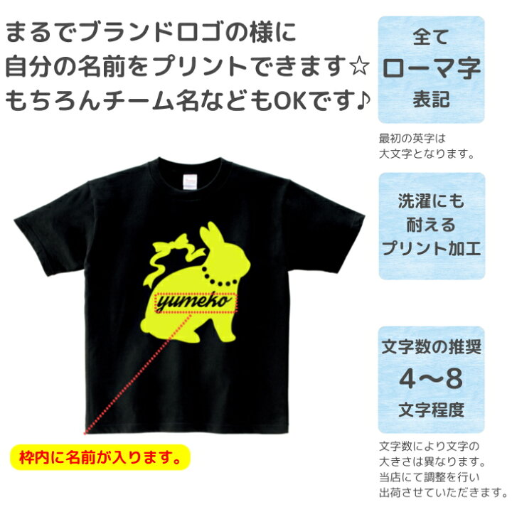 楽天市場 大口 大量 注文歓迎 半袖 Tシャツメンズ レディース S Xl ネオンカラー 名入れ ロゴ ウサギ ラビット ダンス 派手 ダンス衣装 衣装 ヒップホップ かわいい かっこいい 半袖tシャツ トップ 日本製 キッズバッグ パルフィーユ