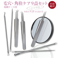 【プレゼント企画開催中！！】超精密 角栓 ピンセット 角栓取り これは快感 ! ! 毛穴・角栓ケア9点セット…