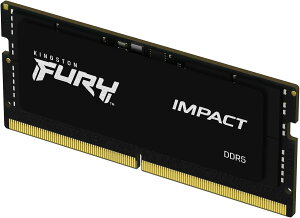 Kingston Technology (�L���O�X�g���e�N�m���W�[) Fury Impact 16GB 5600MT/s DDR5 CL40 �m�[�g�p�\�R�������� �V���O�����W���[�� | �����d�� | Intel XMP 3.0 | �v���O�A���h�v���C | KF556S40IB-16 �u���b�N