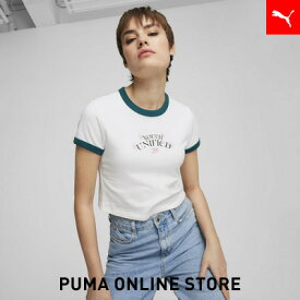 『ポイント10倍 12/3 20:00〜12/6 01:59』ウィメンズ ダウンタウン グラフィック ベビー 半袖 Tシャツ