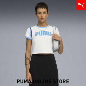 『ポイント5倍 12/4 20:00〜12/11 01:59』ウィメンズ フューチャー プーマ アーカイブ グラフィック ベビー 半袖 Tシャツ