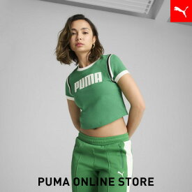 『ポイント10倍 12/3 20:00〜12/6 01:59』ウィメンズ フューチャー プーマ アーカイブ グラフィック ベビー 半袖 Tシャツ