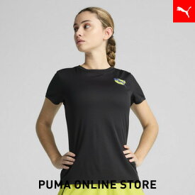 『ポイント10倍 12/3 20:00〜12/6 01:59』ウィメンズ グラフィック ランニング イラストレーション 半袖 Tシャツ