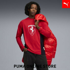 メンズ フェラーリ ライフスタイル ジャージー 長袖 Tシャツ メンズ