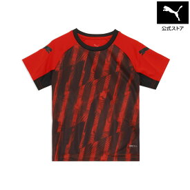 『ポイント20倍 4/14 0:00〜4/16 01:59』【公式】 プーマ PUMA キッズ サッカー INDIVILIGA グラフィック 半袖 シャツ 120-160cm 子供 小学生 未就学児 男の子 女の子 通学